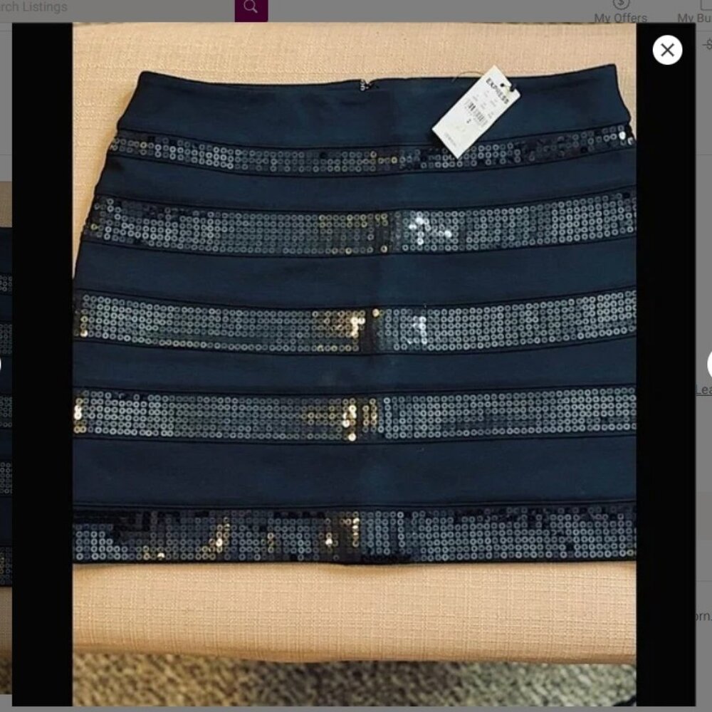 NWT -  Sequin Mini Skirt